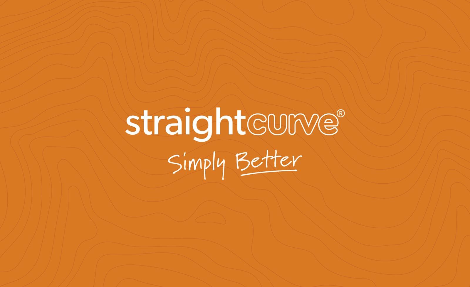 Straightcurve Logo with tagline 'Simply Better'