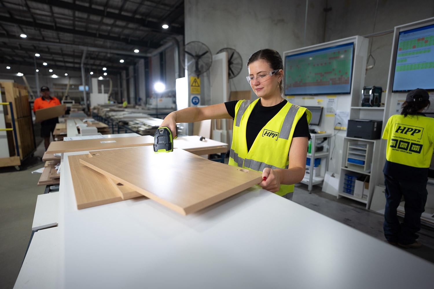HPP Employee Working in the factory