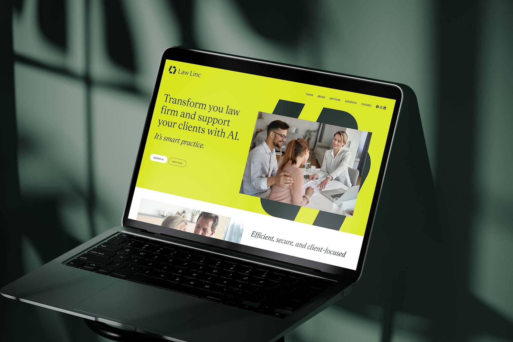 Law Linc Laptop Mockup